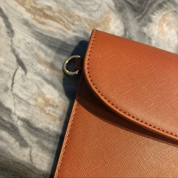 Lovevook Clutch Brown Rust New No Tags - Picture 4 of 7